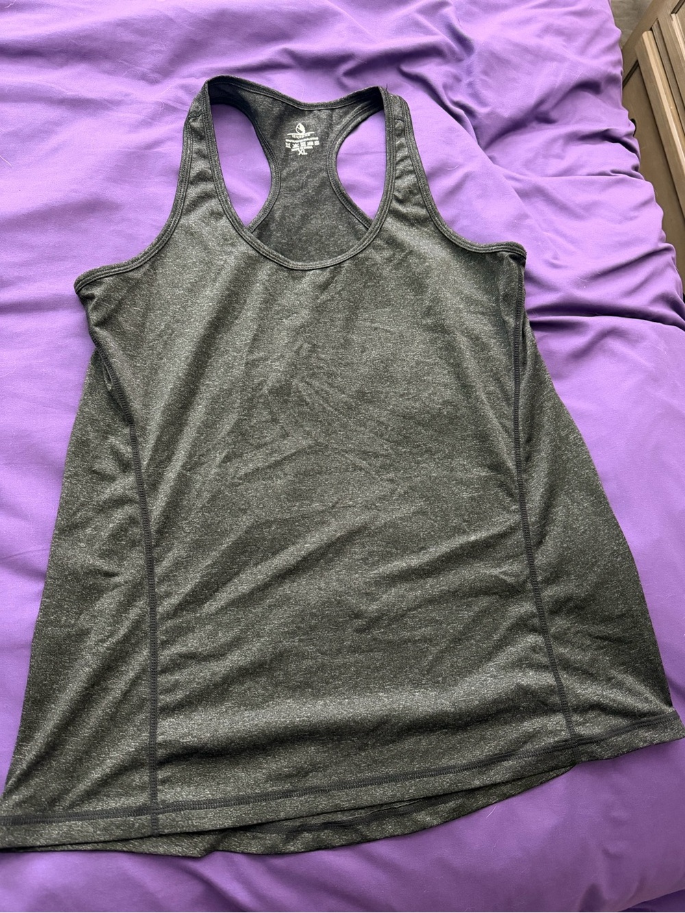 Women’s Performance Racerback Tank - Black Heather